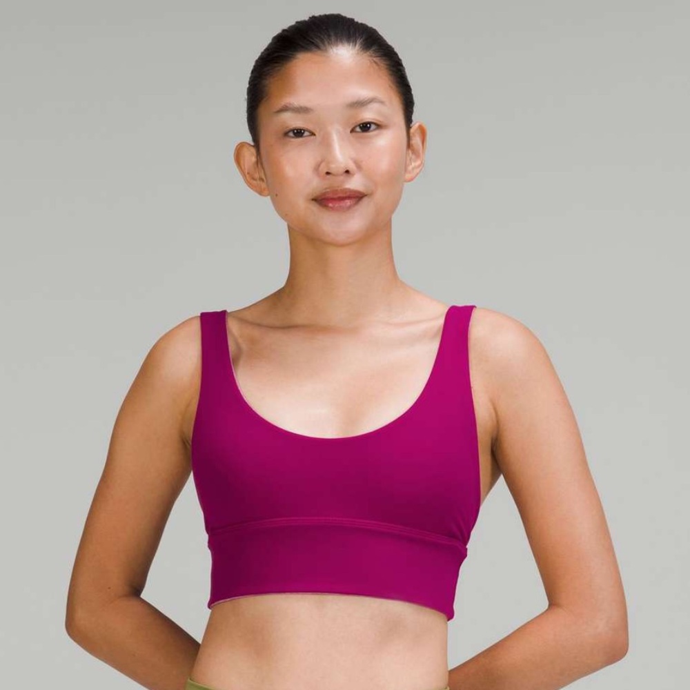 Lululemon Align Reversible Bra A/B Cup Magenta Purple / Heathered Magenta